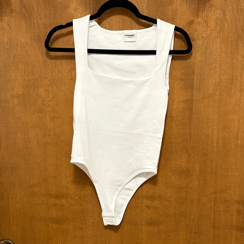 226. Dynamic White Women's Bodysuit